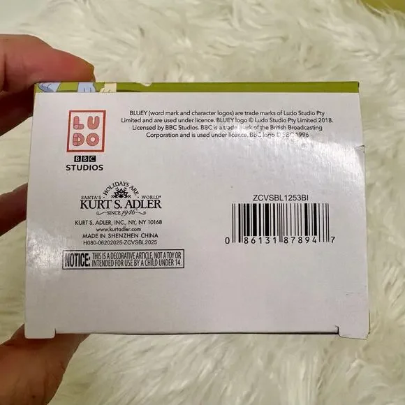 Disney Bluey Bingo Christmas Ornaments Grannies Costume Bundle of 2 NEW Xmas - Picture 7 of 7